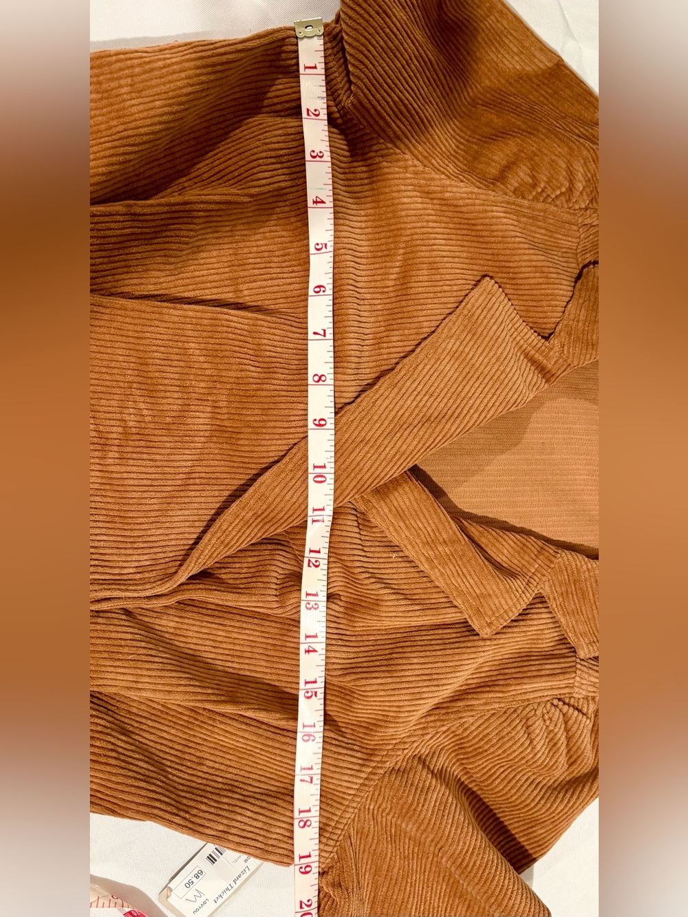 Love you bunches brown corduroy shorts romper size M NWT - Picture 5 of 6